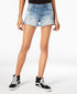 Vanilla Star Juniors Frayed Ripped Denim Shorts